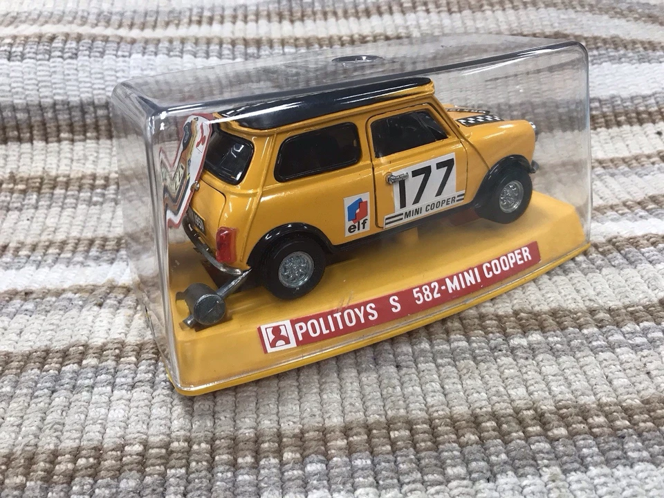 Polistil Mini Cooper S 1300 Rally Diecast escala 1:25 fundido a presión muy raro sin usar, en caja Foto 2 de 4