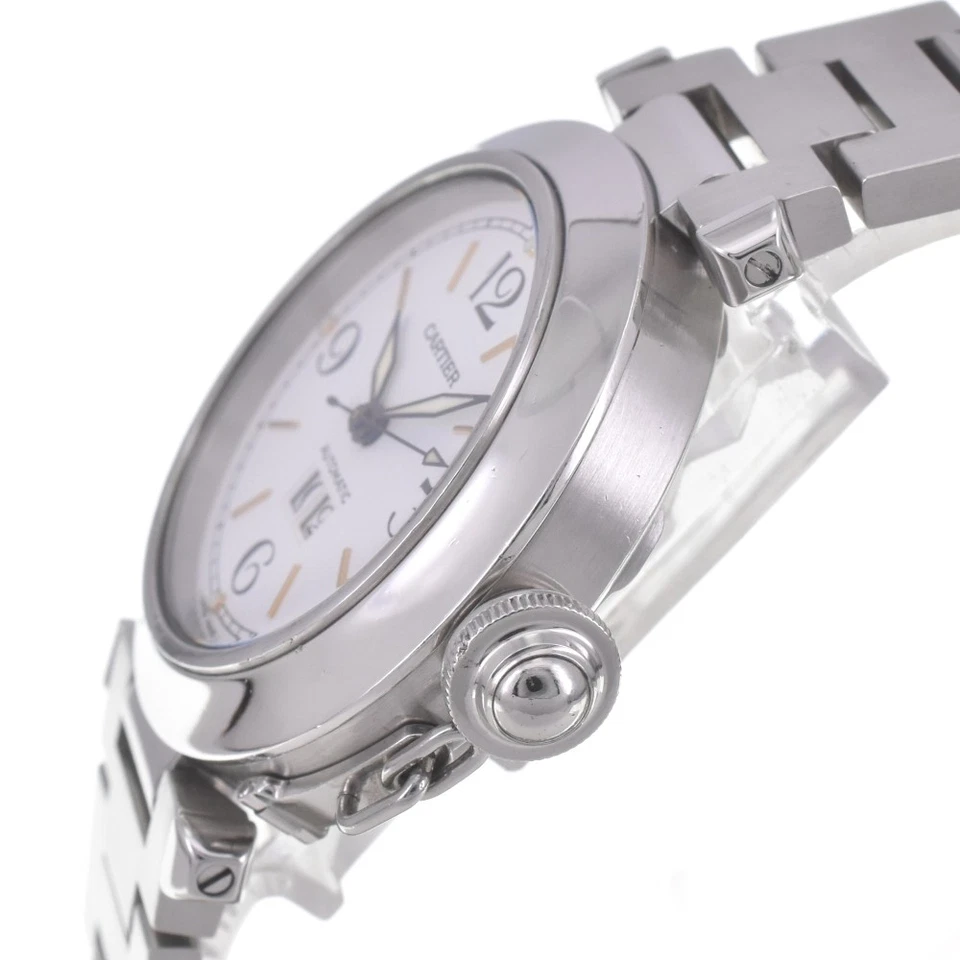 CARTIER Pasha C Big Date W31044M7 white Dial Automatic Unisex Watch D#142063 - Image 3 of 4