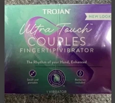 New Trojan Ultra Touch Fingertip Massager Intense Vibrating Fingertip Waterproof