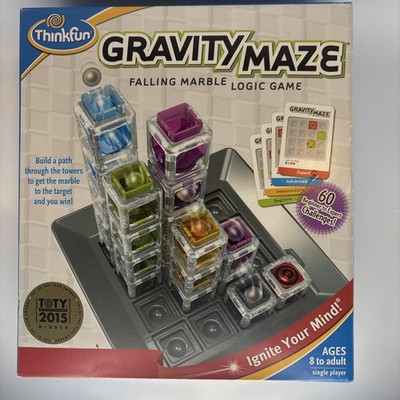 Gravity Maze Falling Marble Logic Game Complete Missing One Marble