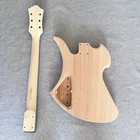 DIY Mockingbird Electric Guitar Kit Mahogany Body Maple Neck CR part bolt-on 24F — photo 2