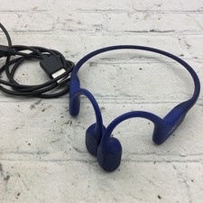 Shokz - OpenRun S803 Bone Conduction Open-Ear Blue Endurance Headphones /Charger