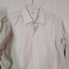 Brooks Brothers Regent Fit non-iron dress shirt 16 1/2 35 Slim Fit