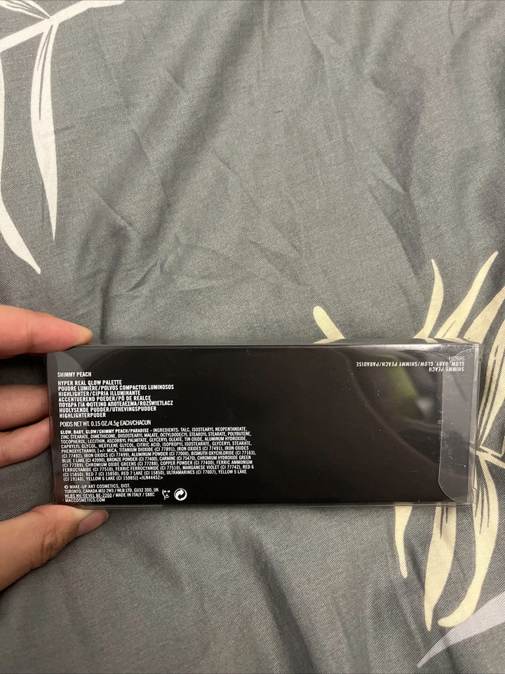MAC HYPER REAL GLOW PALETTE / SHIMMY PEACH Neu/OVP - Bild 2 von 2