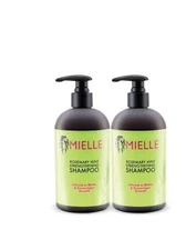 Mielle 2 Pack/12fl oz Organics Rosemary Mint Strengthening Shampoo