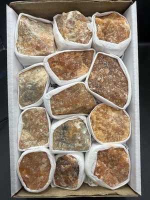 Orchid Calcite Flat! The Whole Box! Quartz, Crystals, Mineral, Gift, Specimen