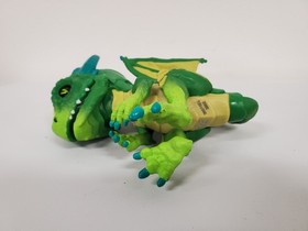 Fingerlings Untamed - Venom - Green Dragon Toy - Roars, Lights Up, & Turns Head