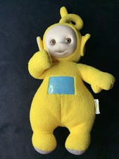 1998 Vintage Teletubbies Laa Laa Plush LaLa Yellow Doll Playskool 13"  