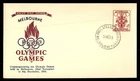 Mayfairstamps Australia FDC 1956 Olympic games in Melbourne First Day Cover aaw_