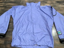 Men's Kokatat Dry Top Blue Pullover Kayak Paddling Jacket Nylon USA Size Large