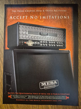 MESA BOOGIE Dual Rectifier Solo Head Amplifiers ~ Magazine Print/Promo Ad 2008