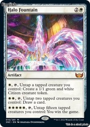 Halo Fountain 015/281 Streets of New Capenna Mythic MTG