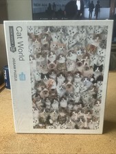 Cat World 1000 Piece Jigsaw Puzzle New Sealed 20" x 28" or 70cm x 50cm