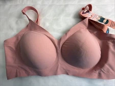 Shapermint Essentials Smoothing Comfort Wireless Bra XL NWT  Blush Pink 