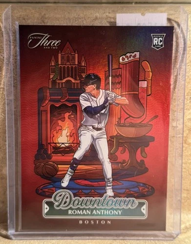 2025 Panini Three and Two Rookie Downtown #4 Roman Anthony RC