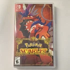 Nintendo Pokemon Scarlet Nintendo Switch RPG Multiplayer Online Cartridge & Case