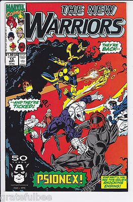 The New Warriors #15 - Marvel Comics - September 1991 - Fine to Very Fine