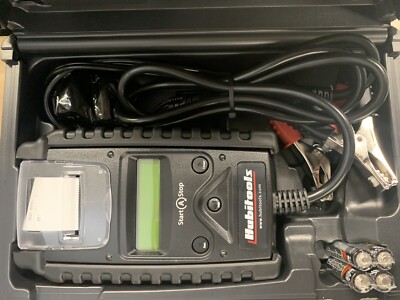 Hubitools Batterietester Batterietestgerät Digital 12V Drucker 10 Papier Rollen
