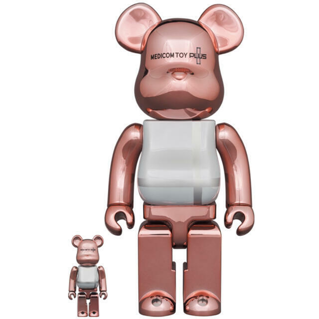 BE@RBRICK GOLD CHROME Ver. 100％ & 400％