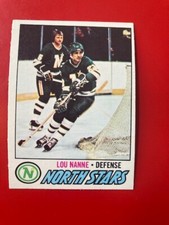 1977-78 O-Pee-Chee set break #36 Lou Nanne - Minnesota North Stars NRMT