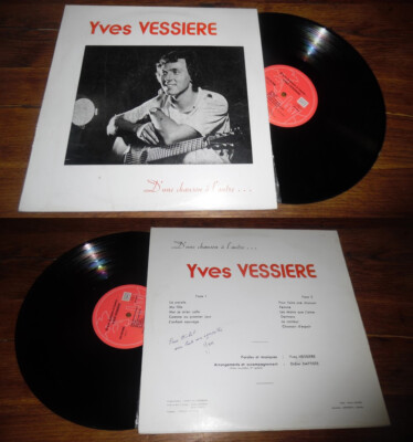 YVES VESSIERE - D'Une Chanson A L'Autre... LP Kiosk D'Orphée Folk Pop 79'