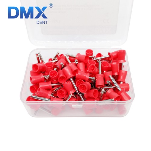 Dental Prophy Prophylaxis Polishing Rubber Cups Webbed Screw-in Snap on Latch - Picture 24 of 42