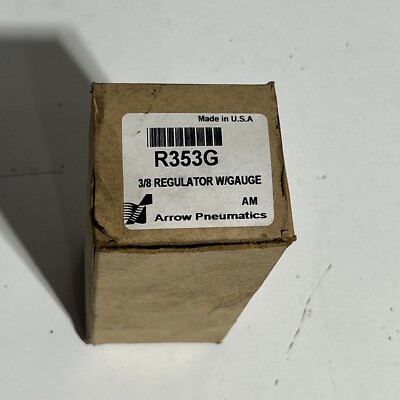 Arrow Pneumatics 3/8-in NPT In-Line 80 SCFM Compressed Air Regulator R353G