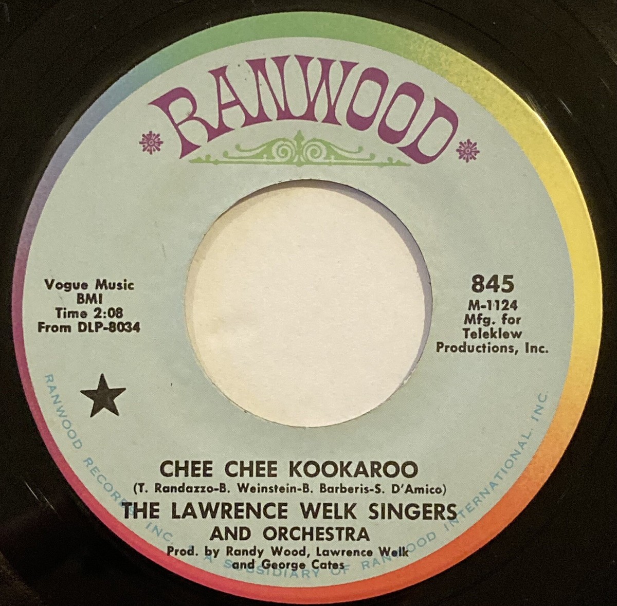 The Lawrence Welk Singers & Orchestra – Chee Chee Kookaroo