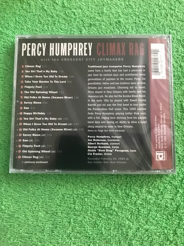 PERCY - Climax Rag - PERCY CD TRVG The Fast Free Shipping - Picture 2 of 2