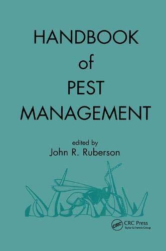 Handbook of Pest Management (Books in Soils, Pl, Ruberson Paperback..