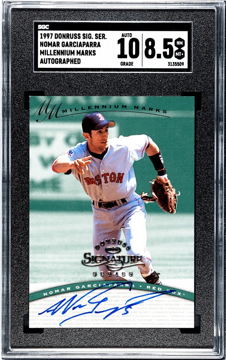 1997 Donruss Signature Series Nomar Garciaparra Millennium Marks 