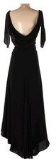 White By Vera Wang Black Floor Length Special Occasion Dress Size 6