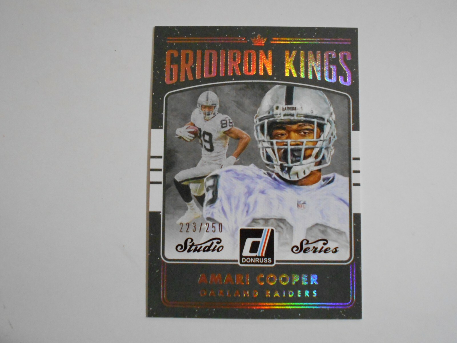 AMARI COOPER 223/250 2016 Donruss STUDIO Gridiron King #39 RAIDERS Cowboys