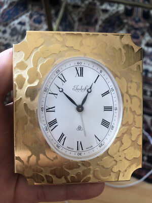 Swiss Made Imhof 8-Tage Nighttable Alarm-Clock