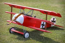 Balsa USA 1/6th Scale Fokker DR.1 Triplane RC Remote Control Airplane Kit #471