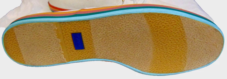 ZAPATOS DEPORTIVOS PLANOS DE LONA ARCO IRIS WF61875 KEDS DREAM FOAMS BLANCOS ~ 10 Foto 4 de 4