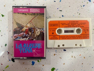 LA ALEGRE TUNA - CINTA CASSETTE TAPE CLAVELITOS LA RONDALLA CIELITO LINDO CAROLI