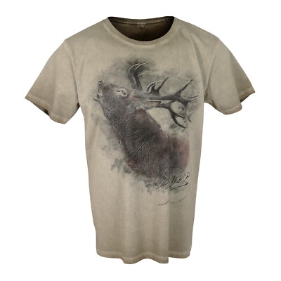 New!   ALMTRACHT T-shirt deer - 100% cotton