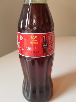 Christmas 2000 COCA-COLA BOTTLE COLLECTIBLE 8OZ. | eBay