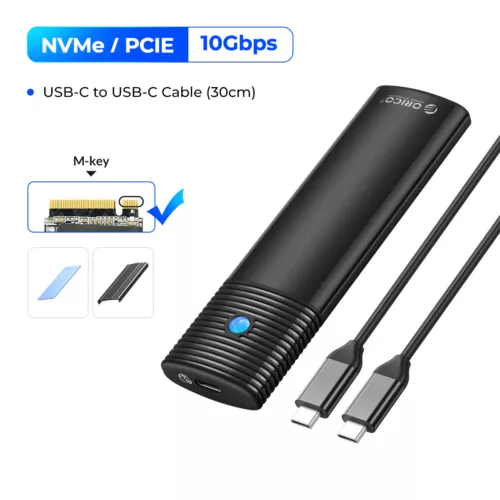 ORICO USB3.2 10Gbps To M.2 NVMe SATA SSD External Enclosure Storage Case USB-C - Picture 15 of 21