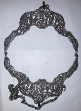 Antique Victorian Sterling Silver Large Purse Frame Cherubs Angels Putti 229gr