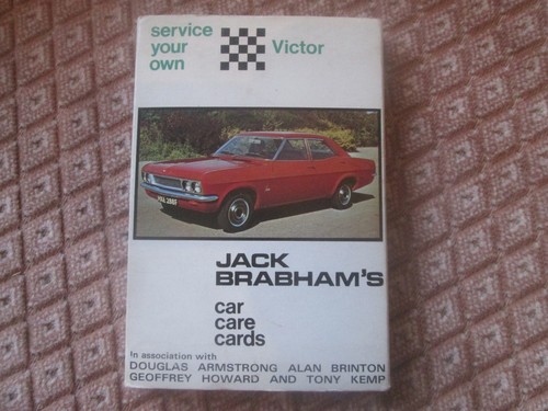 jack brabhams car care cards vauxhall victor service your own car circa 1968 - Picture 14 of 18