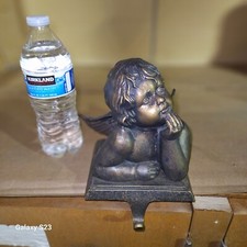 Vintage Angel Christmas Stocking Holder Hanger HEAVY