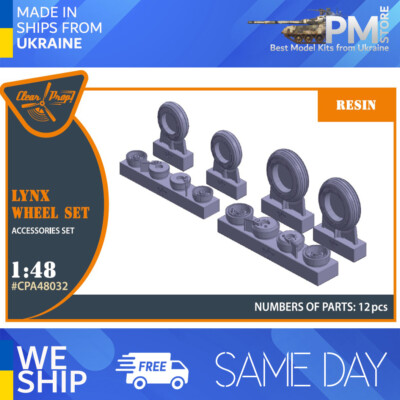 模型製作用品 lke Clear Prop 48032 1/48 Lynx wheelset Resin model | eBay