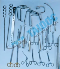 Adenoidectomy And Tonsillectomy Surgical Instruments Set Stainless Steel Box