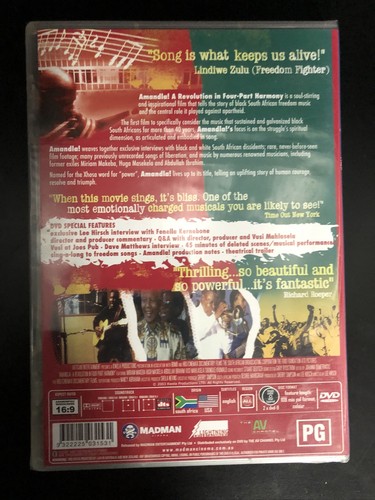 Amandla! DVD Educational Region ALL Brand New Sealed - Picture 2 of 2