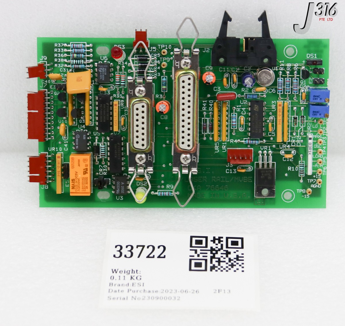 にの 33722 ESI PCB, LCA/ LASER RAIL/ MUBE CKA 76646 | eBay