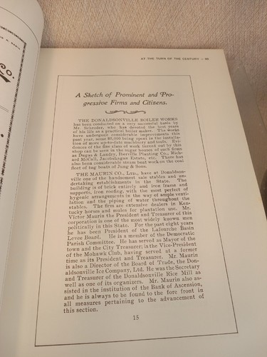 Seltenes Donaldsonville Louisiana Ein Nachdruck 1898_1903 veröffentlicht 1976 lustiges Buch - Bild 15 von 20