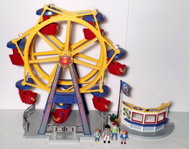 Playmobil 5552 Summer Fun Ferris Wheel Carnival w/ Lights Amusement