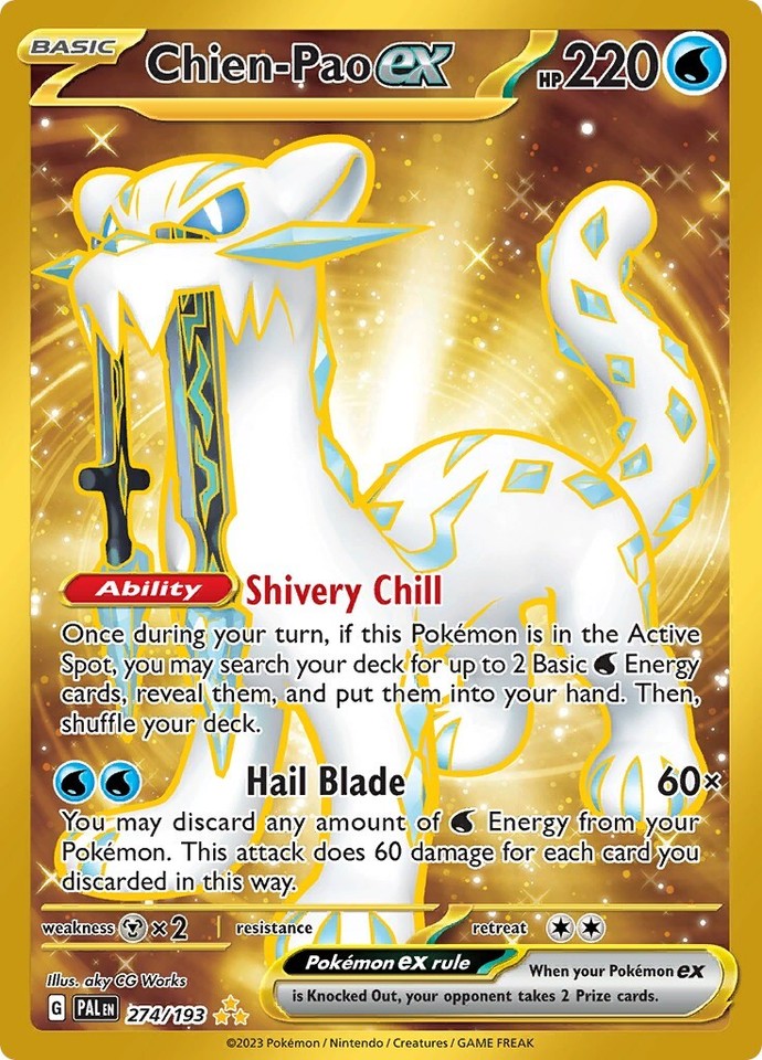 Chien-Pao Ex 274/193 Sv02: Paldea Evolved - 1 of 1